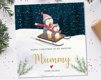 Christmas Card To Mummy | Happy 1st Christmas As My Mummy | Christmas Card For Mummy | Mum Christmas Card From Baby