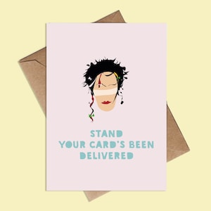 Cartão de aniversário engraçado - cartão de felicitações Adam Ant