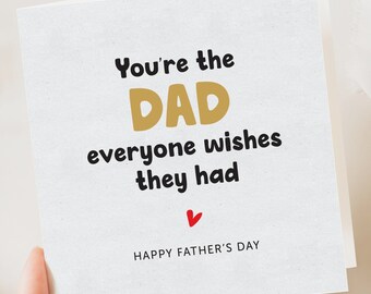 Biglietto per la festa del papà, Biglietto di compleanno per papà, Biglietto per la festa del papà, Biglietto semplice per la festa del papà, Regalo per la festa del papà, Festa del papà da parte di figlia o figlio