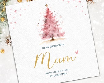 Hunts England Biglietto Di Auguri Iconico Per Il Primo Natale Della Mamma - Formato Quadrato 148x148 Mm Con Busta - "Happy 1st Christmas As My Mummy"