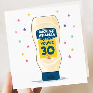 30e grappige verjaardagskaart | Mayo, dertig grappige verjaardagskaart voor hem, voor haar, grappig, vriendenkaart, verjaardagskaart, domme kaart
