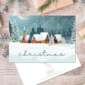 Kerstkaart voor burenPersoonlijke kerstkaart voor buren, buren Kerstkaart, Kerstkaart voor koppel, Kerstkaart
