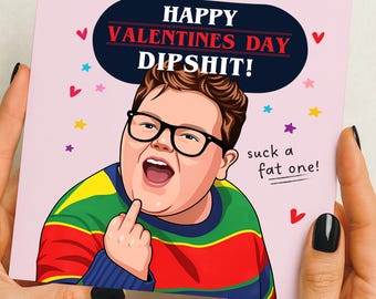 Funny Valentine's Card for Her or Him – Valentines, him, her, Husband, Funny Card, Valentine, Girlfriend, Boyfriend, Derek, Stranger