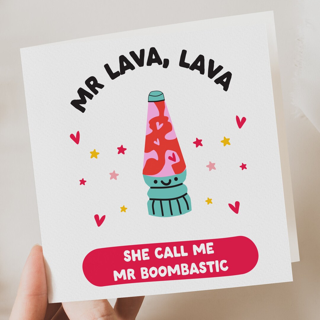 Funny Valentines Card Mr Lava Lava , Funny Valentines Card Boyfriend ...