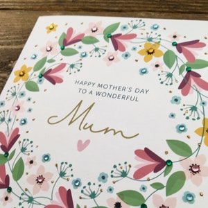 Mother's Day Card | Mothers Day Card | Floral Mothers Day Card | Floral Mothers day card | Card from Daughter | Handmade Card | 3D Card