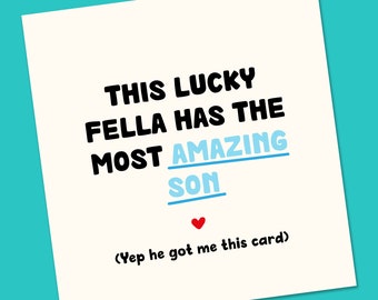 Birthday Card | Funny Birthday Card | Funny Card | Fun Birthday Day Card | Birthday Day Gift for Dad| Funny Card | Dad card from Son
