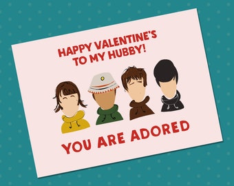 Stone roses Valentine card, Funny Valentines card, I wanna be adored Stone Roses - Valentines card For Him, Her, Husband, wife