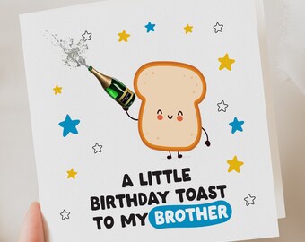 Birthday Card | Funny Birthday Card | Funny Card | Fun Birthday Day Card | Birthday Day Gift  for Brother | Funny Card | Reduced card