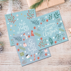 Pack de Tarjetas de Navidad, Pack de Tarjetas de Navidad de 6, Pack de 6 Tarjetas de Navidad, Pack Pack de Tarjetas de Navidad