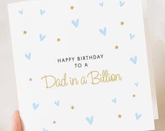Biglietto per la festa del papà, biglietto di compleanno tradizionale, biglietto per la festa del papà, biglietto semplice per la festa del papà, regalo, festa del papà da parte di figlia o figlio