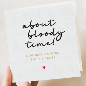 Carta di fidanzamento, Carta di fidanzamento personalizzata, Congratulazioni personalizzate per la tua carta di fidanzamento, Carta del tuo fidanzamento, Per il tuo fidanzamento