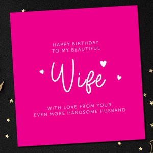 Cartão de aniversário para ela, cartão de aniversário para esposa, feliz aniversário para esposa, feliz aniversário esposa engraçado, cartão de aniversário de esposa romântico