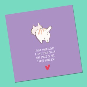 Funny Valentines Card, Valentines Card to Girlfriend or Boyfriend, Funny Valentines Card for her, Funny Valentines Card for him
