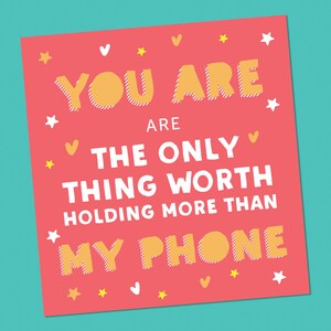 Carte de Saint-Valentin drôle pour petit ami, petite amie Carte de Saint-Valentin drôle, femme, mari, fiancé, carte de Saint-Valentin drôle pour lui, carte de téléphone