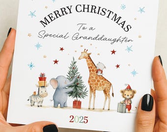 Personalised Family Christmas Card | For Daughter, Son-in-law And Grandchildren | Daughter & Husband, Granddaughters Grandsons, Two Children - Foto 9
