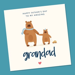 Première fête des pères comme ma carte de grand-père 1ère carte de fête des pères de petit-fils | personnalisée Carte d’anniversaire de grand-père de bébé