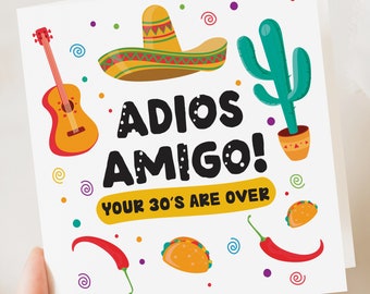 Tarjeta de cumpleaños divertida para el 30/Treinta tarjeta de cumpleaños divertida para él, para ella, divertida, tarjeta de amigo, tarjeta de cumpleaños grosera, tarjeta tonta