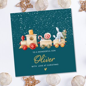 Erste Weihnachtskarte, Enkel erste Weihnachtskarte, Son First Christmas Karte, Son Weihnachtskarte, Weihnachten für Enkel