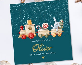 First Christmas Card, Grandson First Christmas Card, Son First Christmas card, Nephew Christmas card, Christmas for Baby boy
