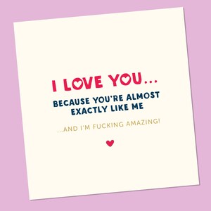 Carte de Saint-Valentin drôle, pour petit ami, petite amie Carte de Saint-Valentin drôle, femme, mari, fiancé, carte de Saint-Valentin drôle pour lui, carte