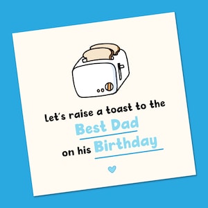 Birthday Card | Funny Birthday Card | Funny Card | Fun Birthday Day Card | Birthday Day Gift  for Dad| Funny Card | Reduced card