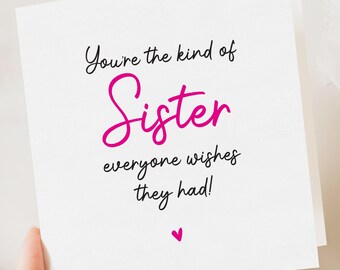 Birthday Card for Sister | Funny Birthday Card | Sister Funny Card | Fun Birthday Day Card | Birthday Day Gift Sister | Little, Big sis card