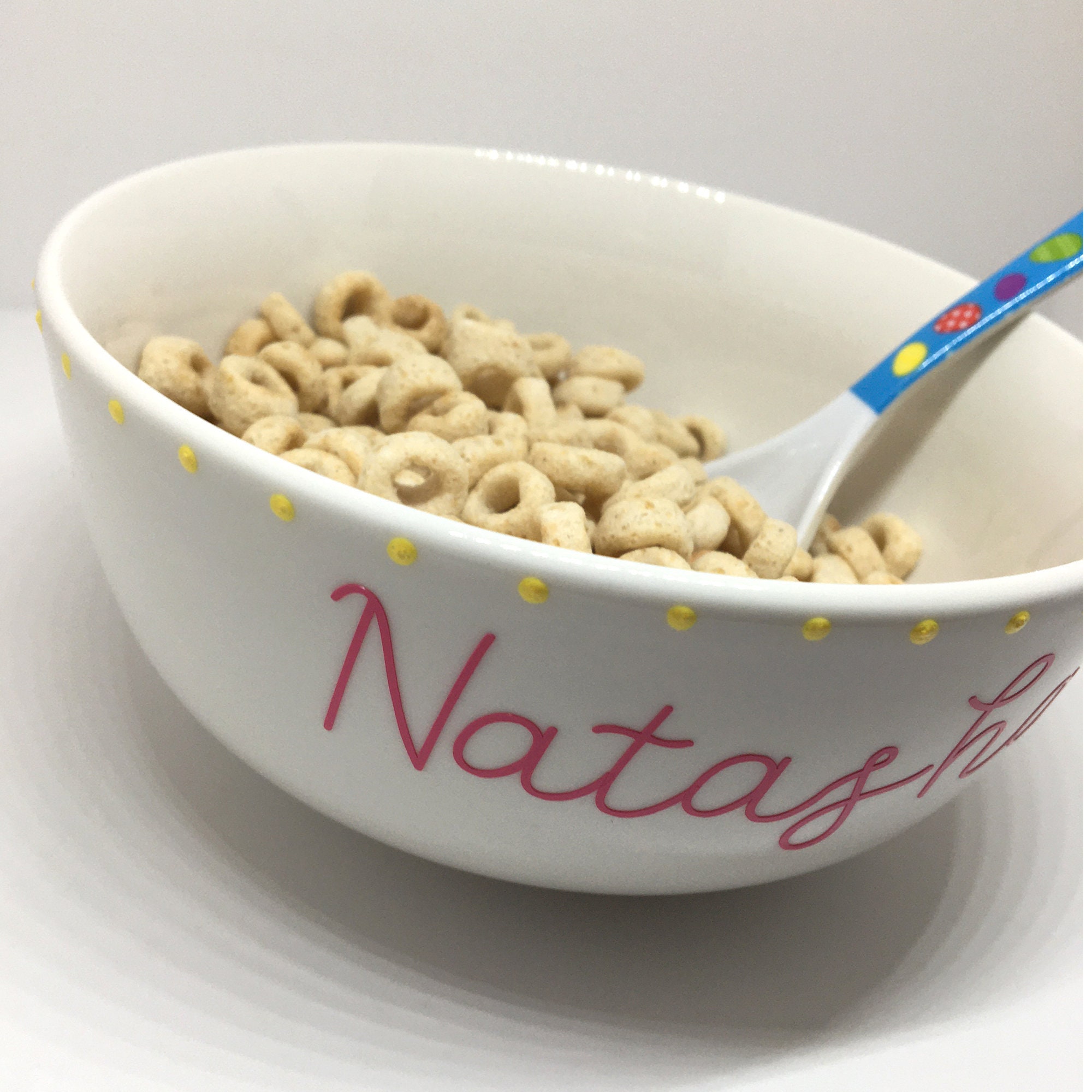 Personalised Cereal Bowl Personalised Kids dinner Bowl Etsy