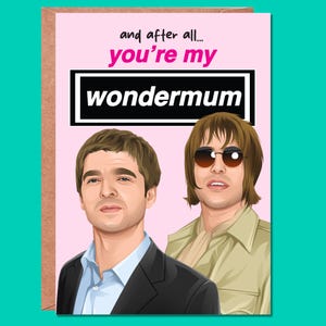Tarjeta divertida del Día de la Madre / Tarjeta divertida del Día de la Madre, tarjeta de cumpleaños para mamá, mamá, tarjeta divertida, de hija, hijo, niños, regalo del Día de la Madre