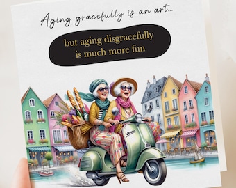 Funny birthday card, Friend birthday gift, Best Friend birthday card for her, birthday card for Bestie, girlfriend, for her