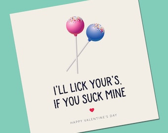 Funny Valentines Day Card, Valentines Card for Wife, Valentines Card for Girlfriend, Valentines Card for her, Valentines Card for partner