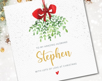Buon Natale alla mia anima gemella, biglietto di Natale per partner, moglie, marito, fidanzata, fidanzato, biglietto di Natale personalizzato per il partner, amore - Italia