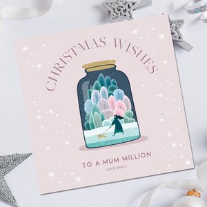 Mama Weihnachtskarte, Mama Weihnachtskarte, personalisierte Weihnachtskarte für Mama, Weihnachtskarte für Mama