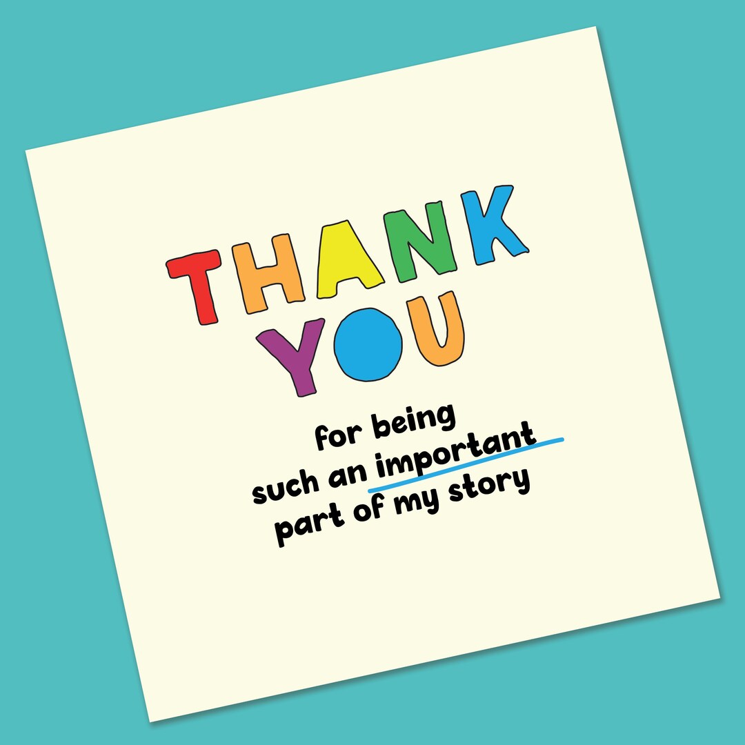 Teacher Card, Thank You Teacher Card, Personalised Teacher Card, Card