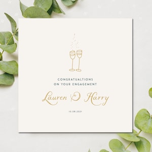 Tarjeta de compromiso, Tarjeta de compromiso personalizada, Felicitaciones personalizadas por su tarjeta de compromiso, Tarjeta de compromiso, Sobre su compromiso