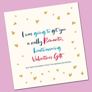 Carte de Saint-Valentin drôle, pour petit ami, petite amie Carte de Saint-Valentin drôle, femme, mari, fiancé, carte de Saint-Valentin drôle pour lui, carte de chauffage
