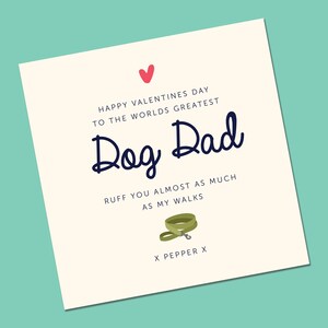 La plus grande carte de Saint-Valentin pour papa chien du monde, carte de Saint-Valentin drôle pour amoureux des chiens pour lui, carte de chien drôle pour mari, Saint Valentin du chien