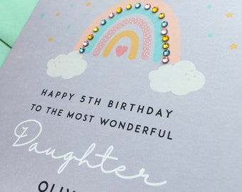 Birthday Card any age,  Birthday Card for her,  Birthday Card for daughter,Friend Birthday Card, Birthday Card For Girl
