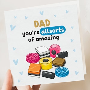Lustige Geburtstagskarte Allsorts | Lustige Karte | Vatertagskarte | Vatertags Geschenk | Vatertagskarte | Geburtstagskarte