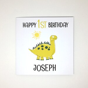 Primo biglietto d'auguri personalizzato per bambini