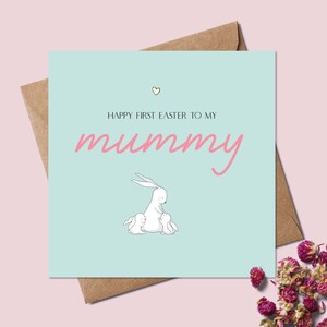 Glücklich 1. Osterkarte für Mama - personalisierte Osterkarten für Mama - personalisierte Osterkarten für Mama - Osterkarten für Sie