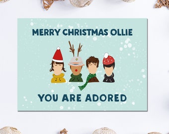 Funny Christmas card, Personalised Stone Roses Christmas card -  I wanna be adored Stone Roses - Christmas card For Him, Her