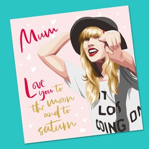 Cartão de Dia das Mães | Cartão Engraçado de Dia das Mães | Taylor Swift | Cartão Engraçado de Mãe | Cartão de Dia das Mães | Presente de Dia das Mães | Cartão Engraçado dela