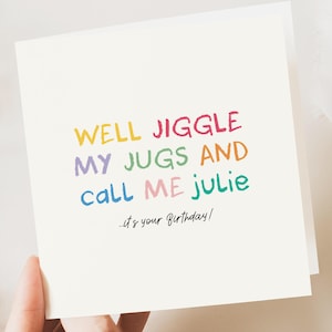 Carte de bestie d'anniversaire, cadeau d'anniversaire d'un ami drôle, carte d'anniversaire de meilleur ami grossier, drôle, carte d'anniversaire pour bestie, petite amie, pour elle
