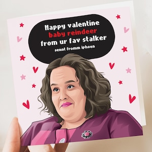 Lustige Valentinstagskarte für Sie oder Ihn – Valentinstag, Rentier, Ehemann, Freundin, Freund, Ehefrau, Partner
