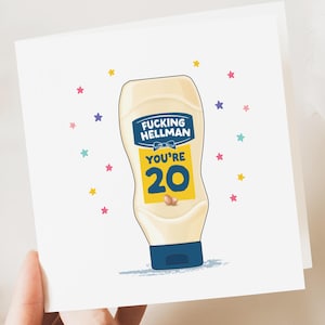 Tarjeta divertida para el vigésimo cumpleaños / Mayo, treinta tarjetas divertidas para él, para ella, divertidas, tarjetas para amigos, tarjetas de cumpleaños, tarjetas tontas