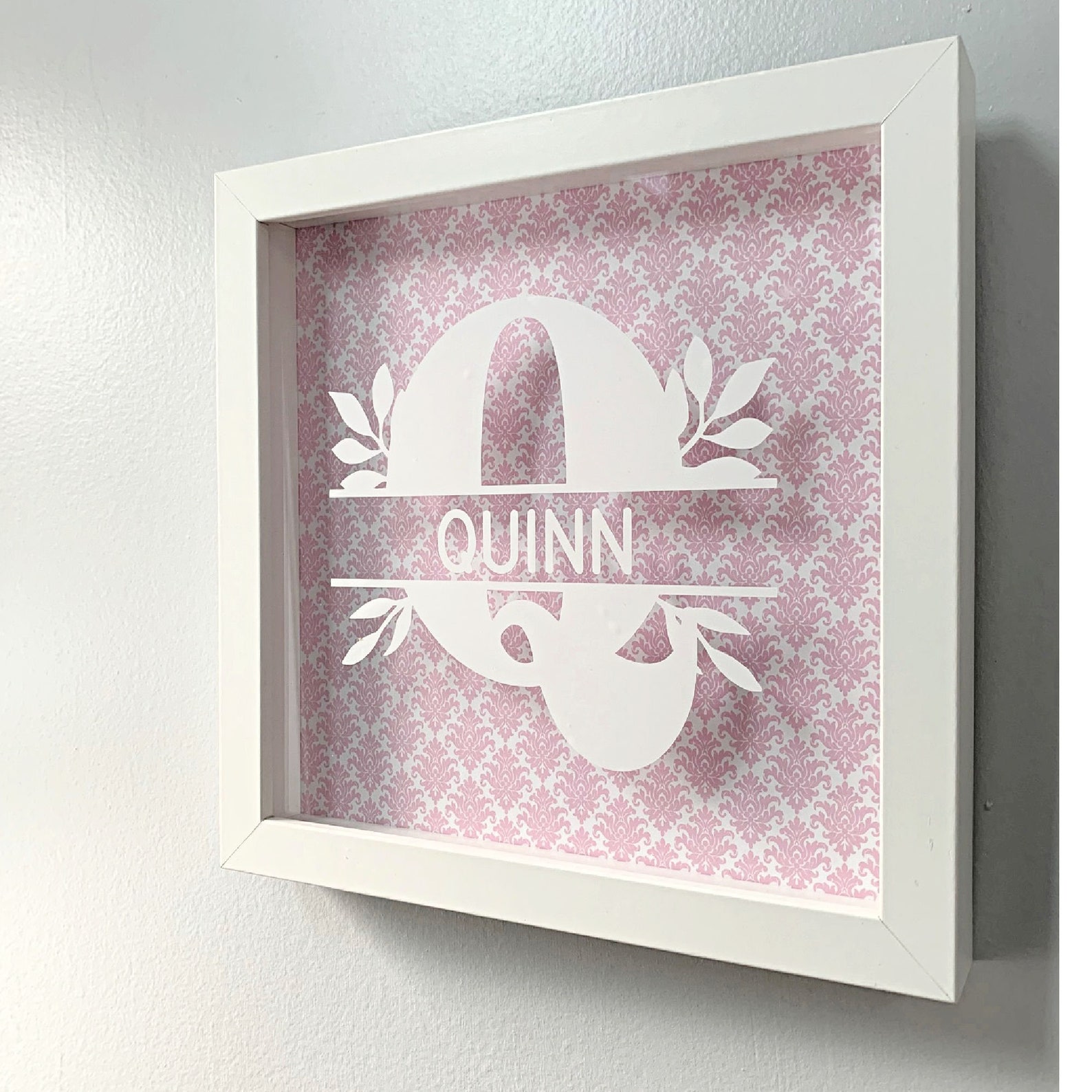 Personalized New Baby Shadow Box Custom Newborn Gift Etsy