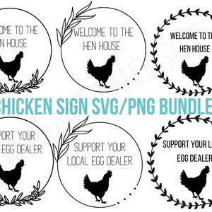 Chicken coop sign svg, chicken clipart, chicken png, chicken svg, support your local egg dealer svg, welcome to the hen house, Cricut file