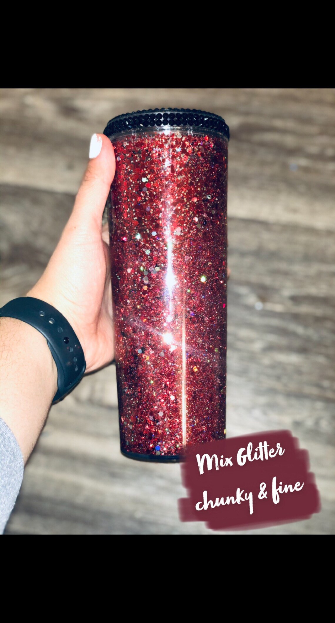 Snow Globe Customized Tumbler Cup Etsy