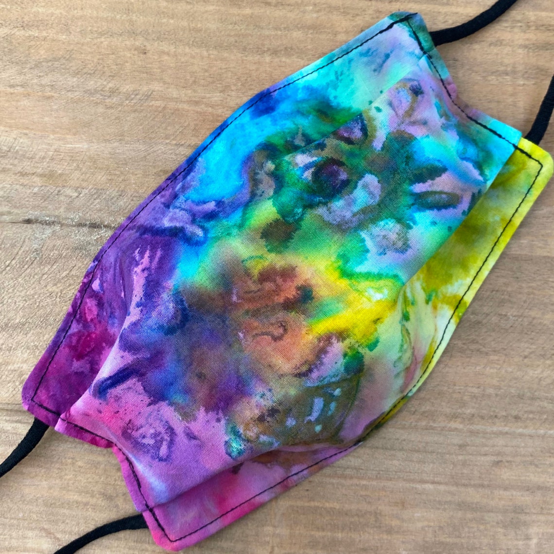 Tie dye Mask Tie Dye Mask Hippy Mask Face Covering Etsy