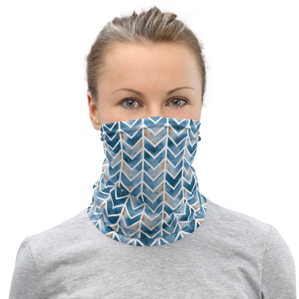 Neck Gaiter for women / Patterned Design / Bandana / headband Etsy